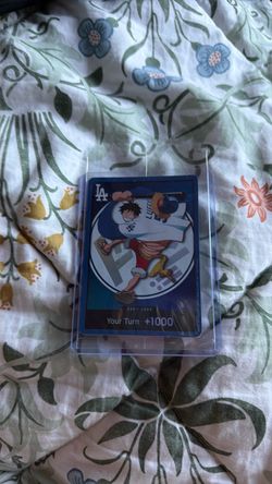 2026 Los Angeles Dodgers One Piece Card Monkey D Luffy Card