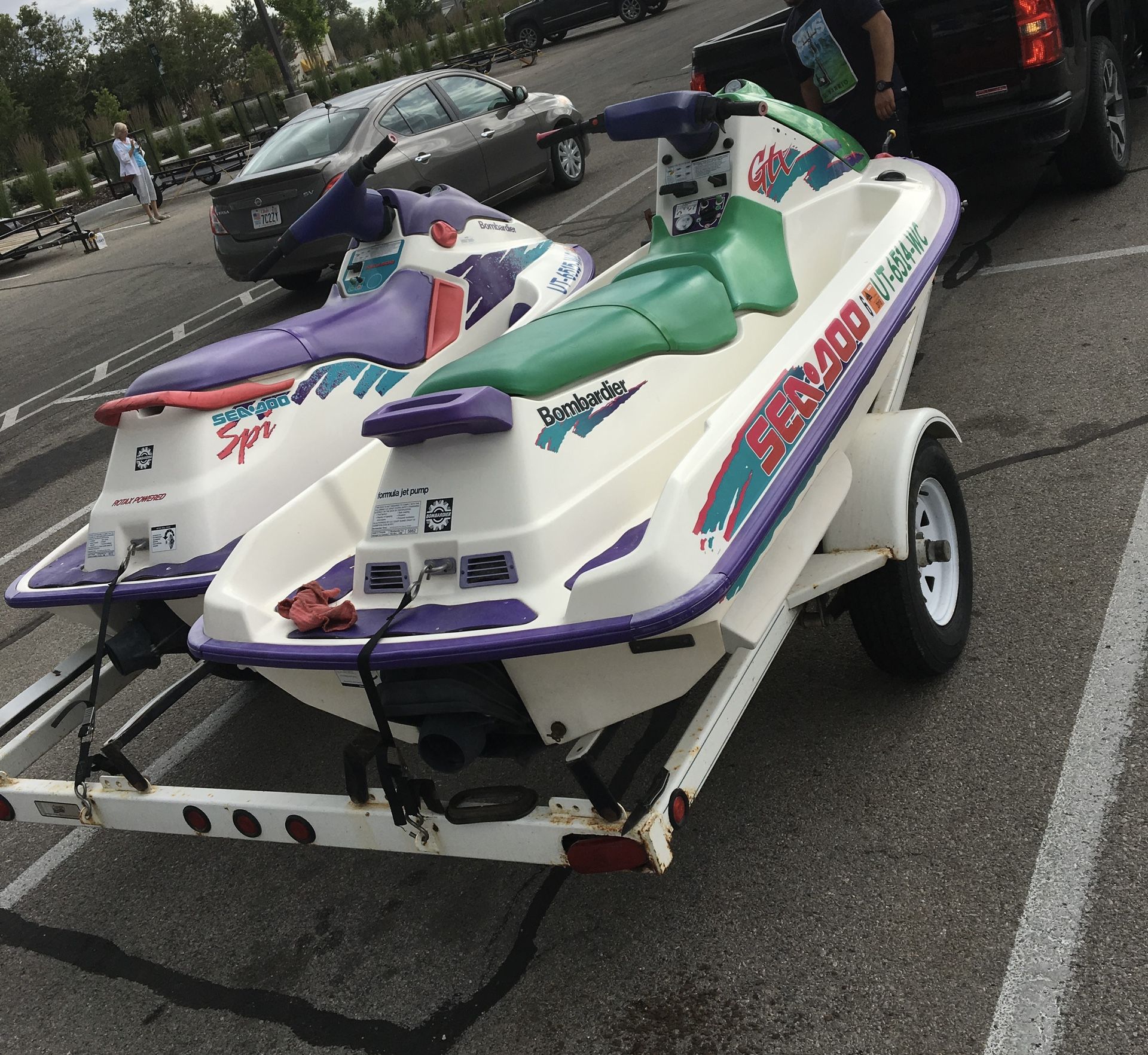 ‘94 Sea doo Bombardier GTX,  Bombardier Spi.