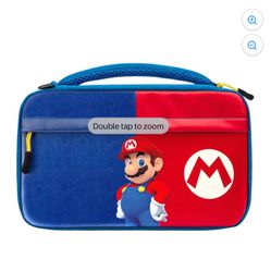 PDP Gaming Commuter Case with Carrying Handle and Removeable Shoulder Strap: Power Pose Mario, Nintendo Switch