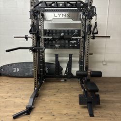 🔥Half Rack Functional Trainer w/Smith Machine | Gym Equipment | Squat Rack