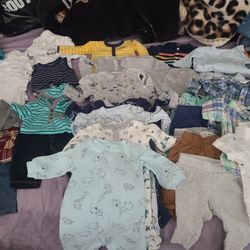 LIKE NEW BABY BOY CLOTHES ALL NAME BRAND