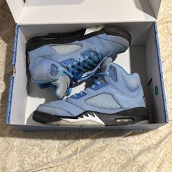 University blue Jordan, five size 9 worn a couple of times