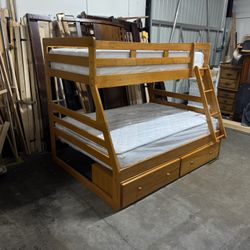 Full Over Twin Bunk Bed $399