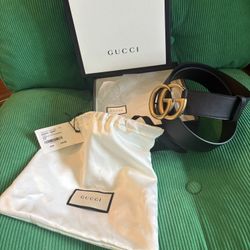 Gucci GG MARMONT MOOn Women’s Belt - Brushed Gold 
