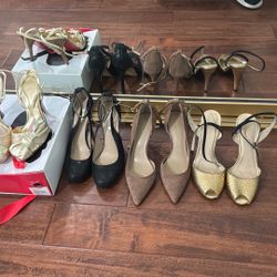 9 And 9.5 Women’s Shoes Heels Lot $30 For Everything Used