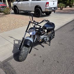 Built 224cc Minibike With Forged/billet Parts, Suspension/ Torque Converter Etc, Brand New Low Hrs
