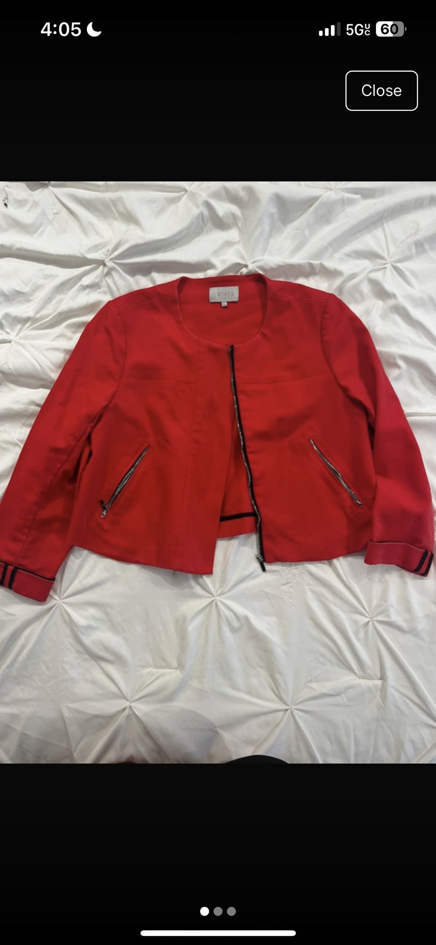 Zipper Jacket Size S