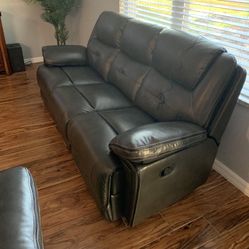 2 Piece Recliner Sofa 