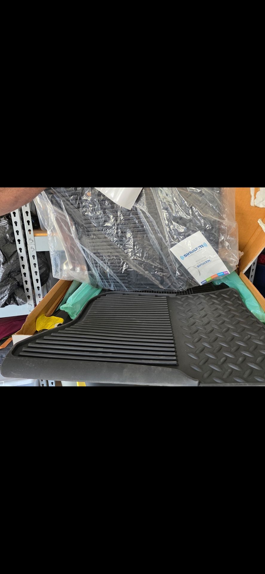 Four piece Chevy Silverado truck floor mats front and back
