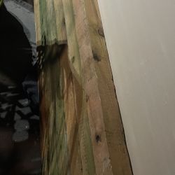 Lot of 6- 4”x4”x8’ pressure treated wood Stella John’s