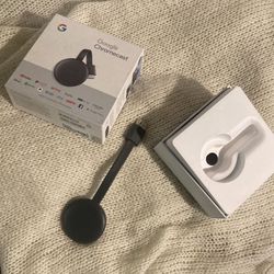 Google Chromecast Gen 3, (Box & Charger Included)
