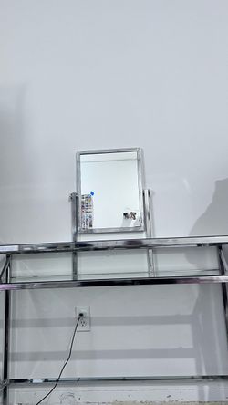 Vanity with mirror