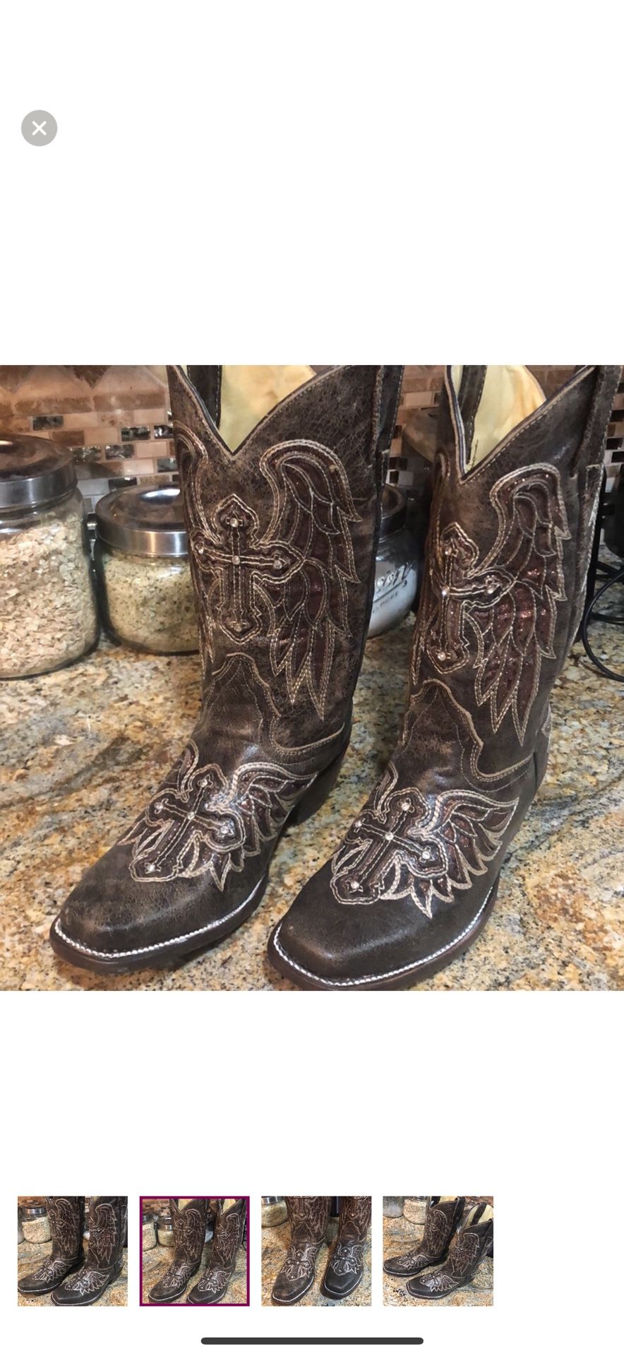 Diamond Cross Western Leather Boots,New Products : American Fashion Style Bags On Sale