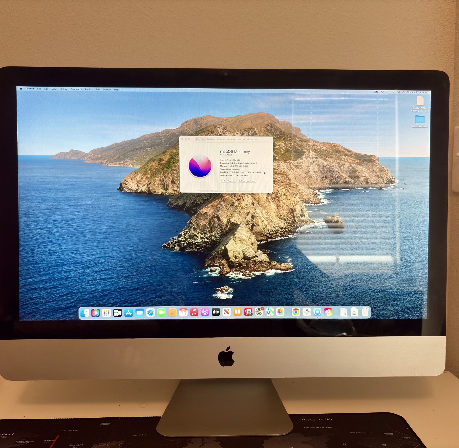 💻 iMac 27” (Mid 2011) – i7 / 24GB RAM / SSD / GTX 780M / macOS Monterey