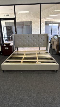 King platform bed frame