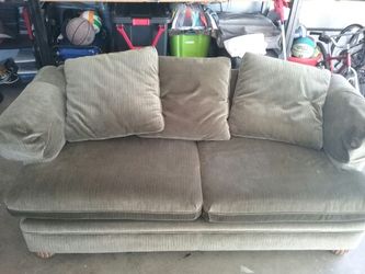 Dark green (clean) couch