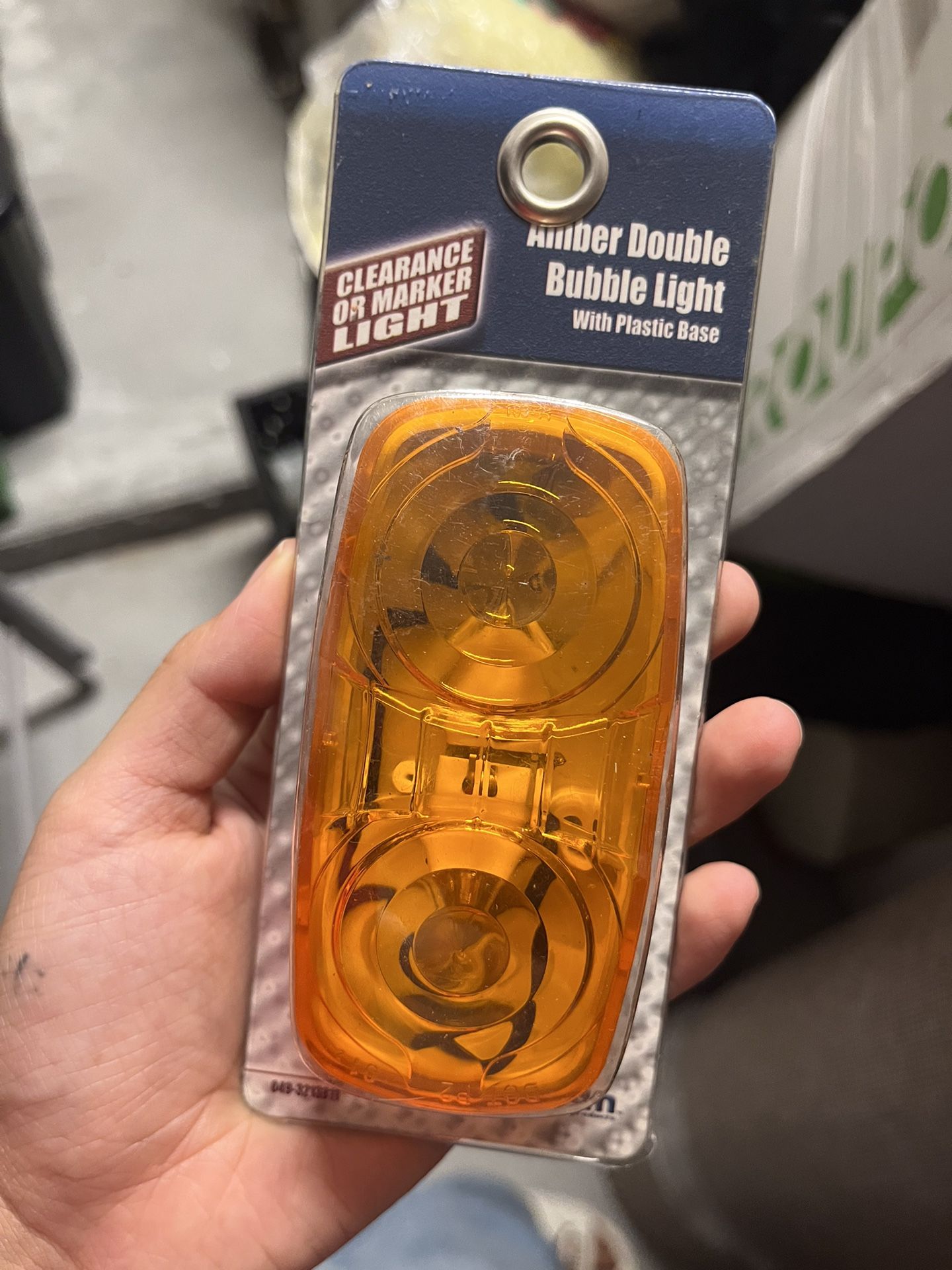 Amber Double Bubble Light