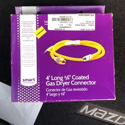 LG Gas Dryer Connector 4 Feet Long 3/8”