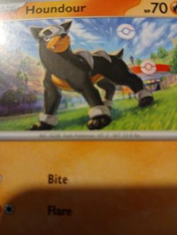 Pokémon Collectable Card Houndour.
