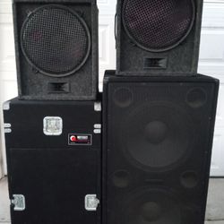 Party Speakers System/DJ With Bluetooth Device 