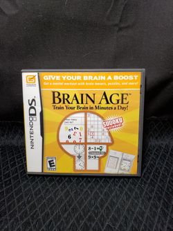 Nintendo DS Brain age game