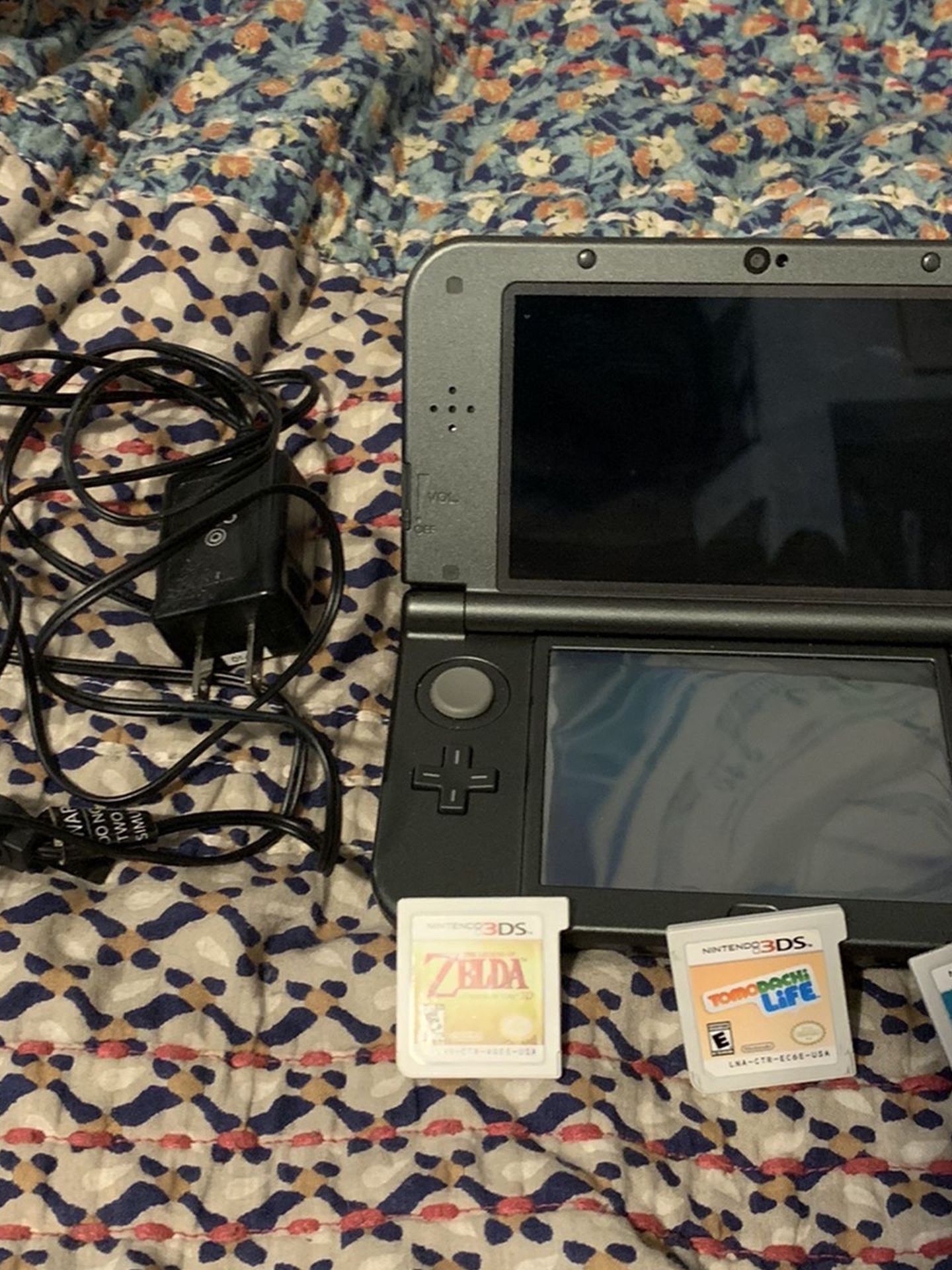 New 3DS XL, Games, And Charger