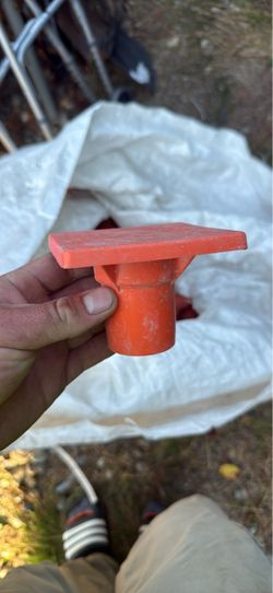 Rebar/ cement steak caps