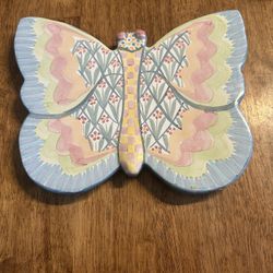 Mackenzie-Childs Ceramic Butterfly Trivet