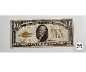 1928 $10 Gold Certificate 