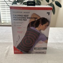 Calming Heat, Massaging Weighted Heating Pad