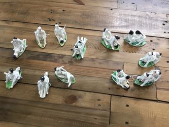 Asian porcelain figures 12 pcs set used make offers