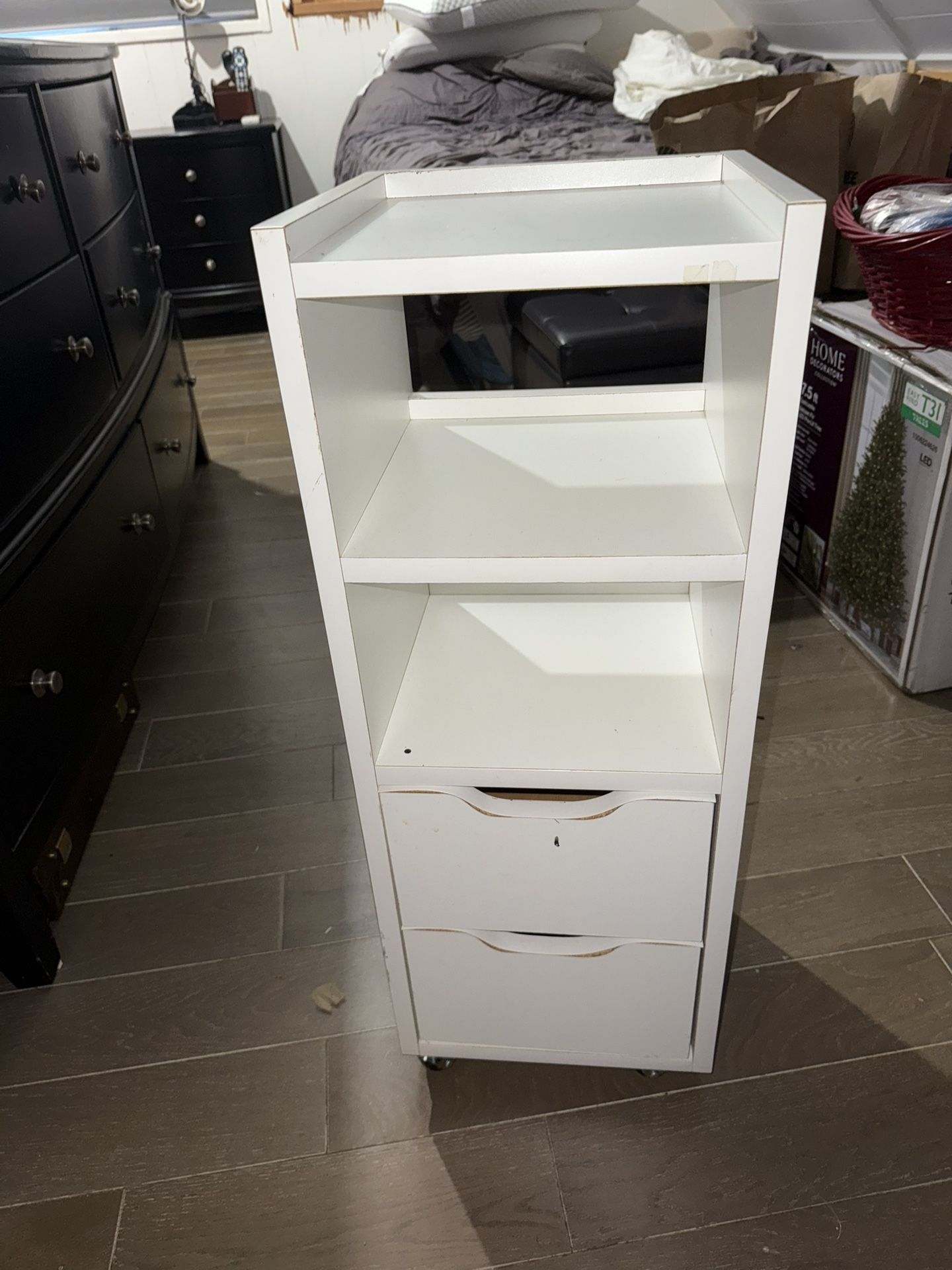 Storage Cabinet/Trolly Cart W 2 Drawers