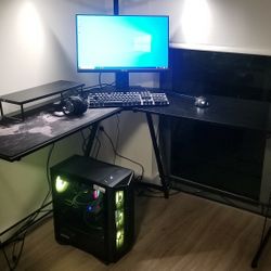 Gaming PC with Desk Build 2021