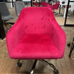 Pink Rolling Chair