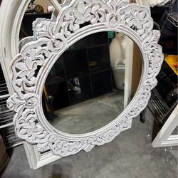 Large Round Accent Mirror