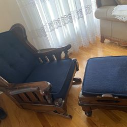 Ethan Allen Chair/ottoman