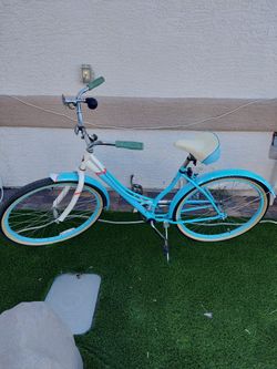  Cruiser Bike - Blue/White