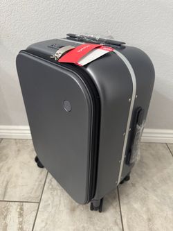 NEW mixi 20 Inch Carry On Luggage 22x14x9 Airline Approved PC Hard Shell Suitcase Top Opening Aluminum Frame Travel Suitcases with Wheels
