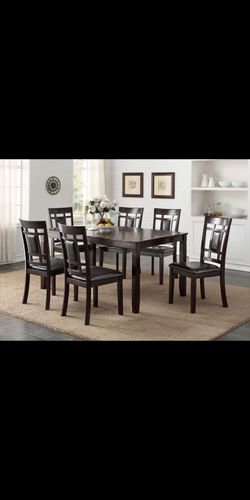 New 7pc. Dining Table Set
