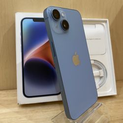 Apple I Phone 14 Blue 128GB Factory Unlocked New In Box 