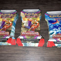 Pokemon Paldea Evolved Sleeved Packs