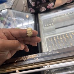 Gold Nugget Ring 