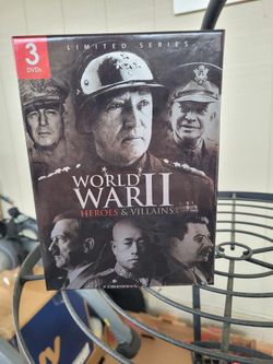 World War II Heroes and Villains 3 Set DVD Documentary