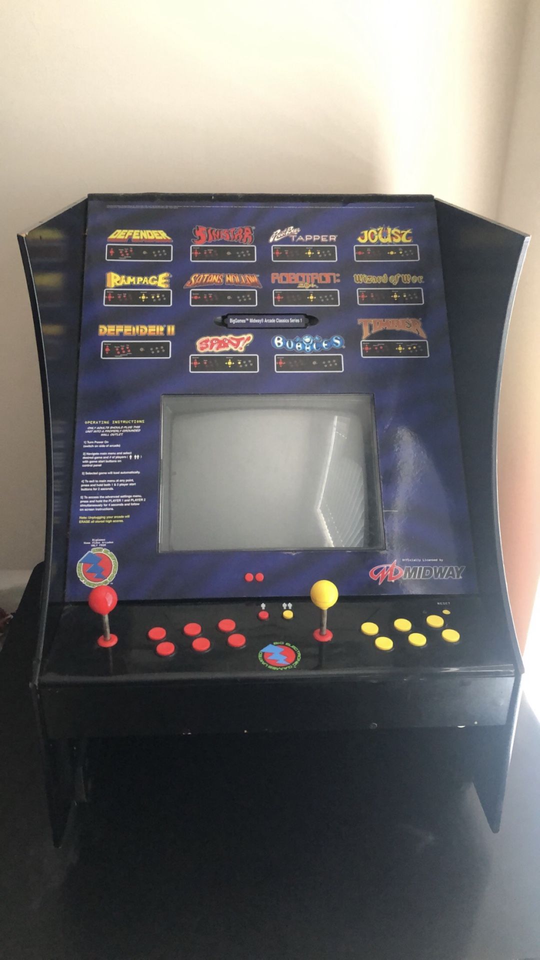 Authentic Arcade Game