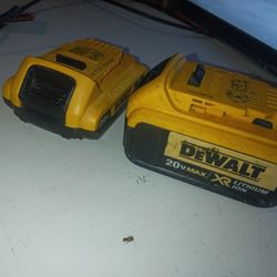 DeWalt 20v Batteries 