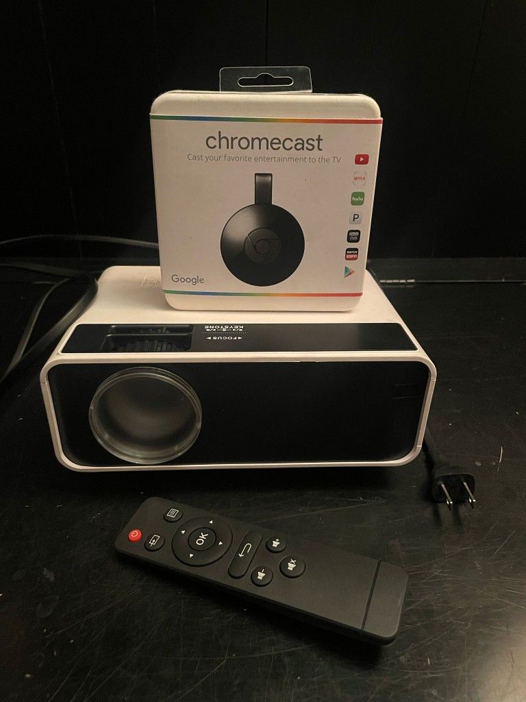 Google Chromecast + Projector Cibest W13