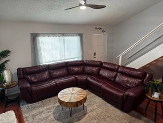 Leather Sectional Couch