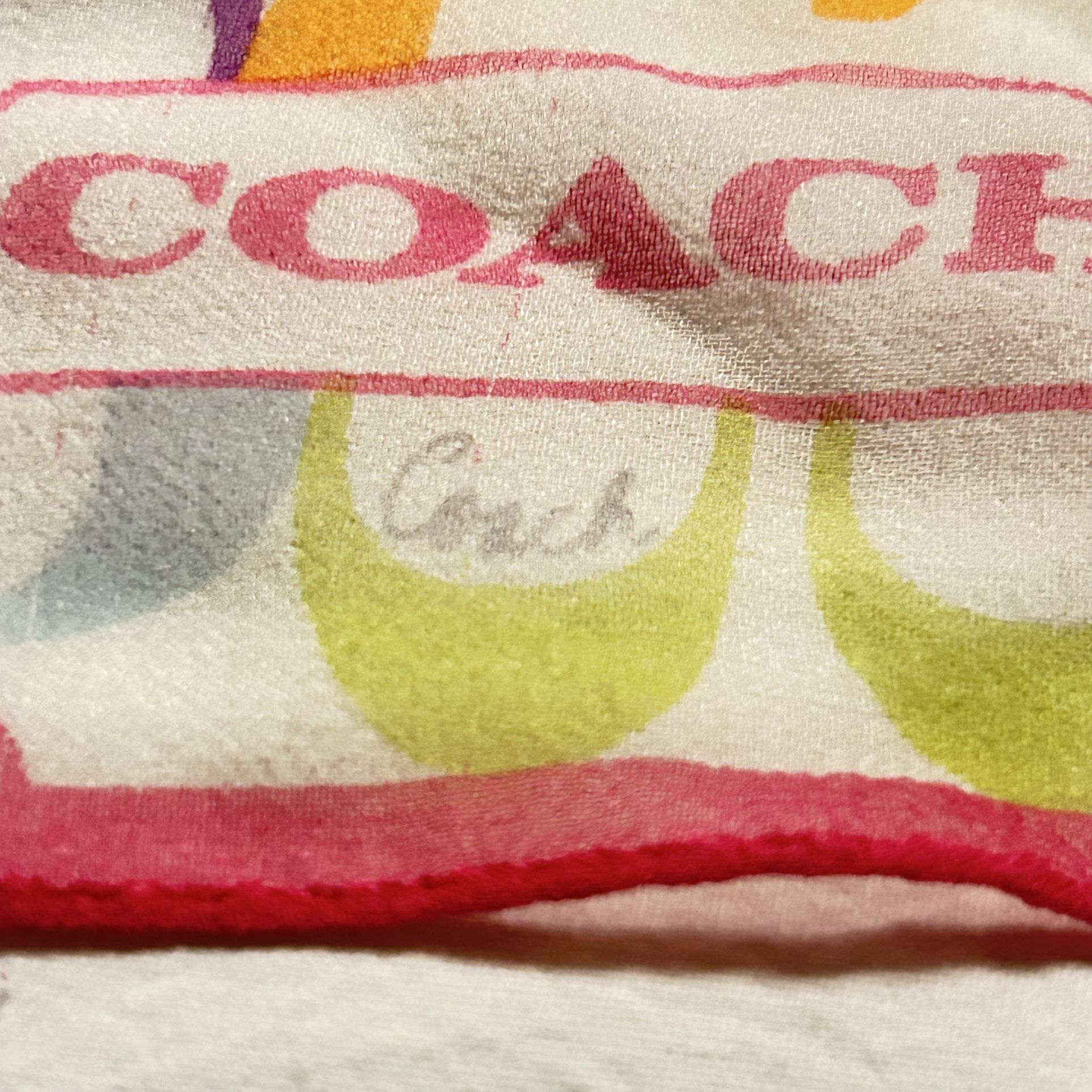 Coach Signature Scarf