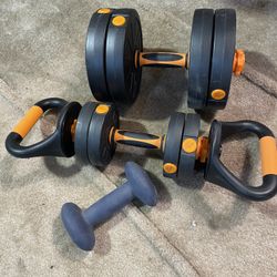 Workout Dumbbells & Kettlebells