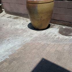 extremely large terracotta flower pots!!! 